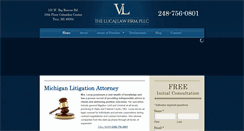 Desktop Screenshot of lucajlaw.com